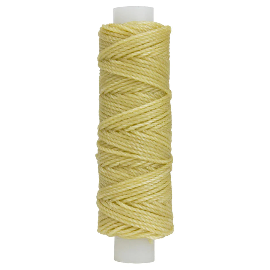 Waxed Polyester Threads, 22.9m (25 yards) Natural – Traditions ...