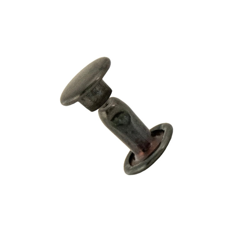 Double Cap Rivets 9mm 100 pk Gun Metal