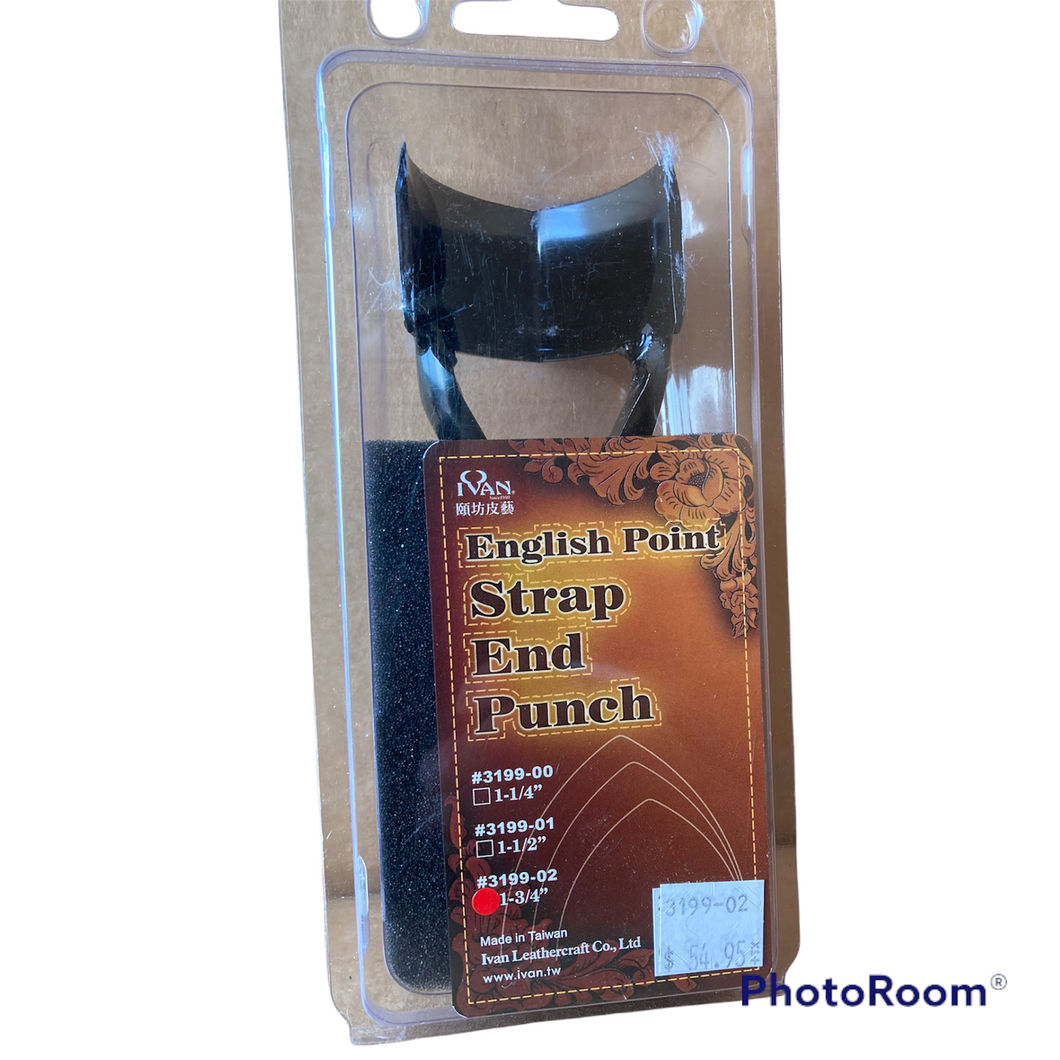 Ivan English Point Strap End Punch